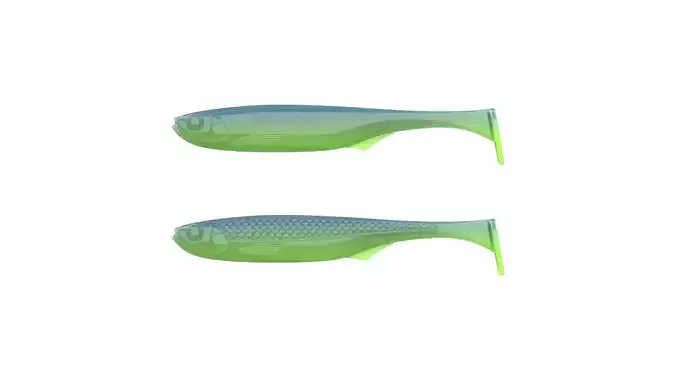 Soft fishing lure - Goby 3D model 3D printable | CGTrader Soft fishing lure - Goby 3D model 3D printable | CGTrader