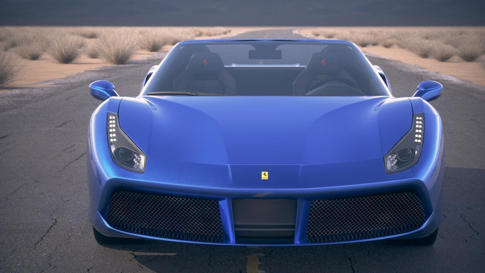 Ferrari 488 GTB Spider 2017 3D model_14