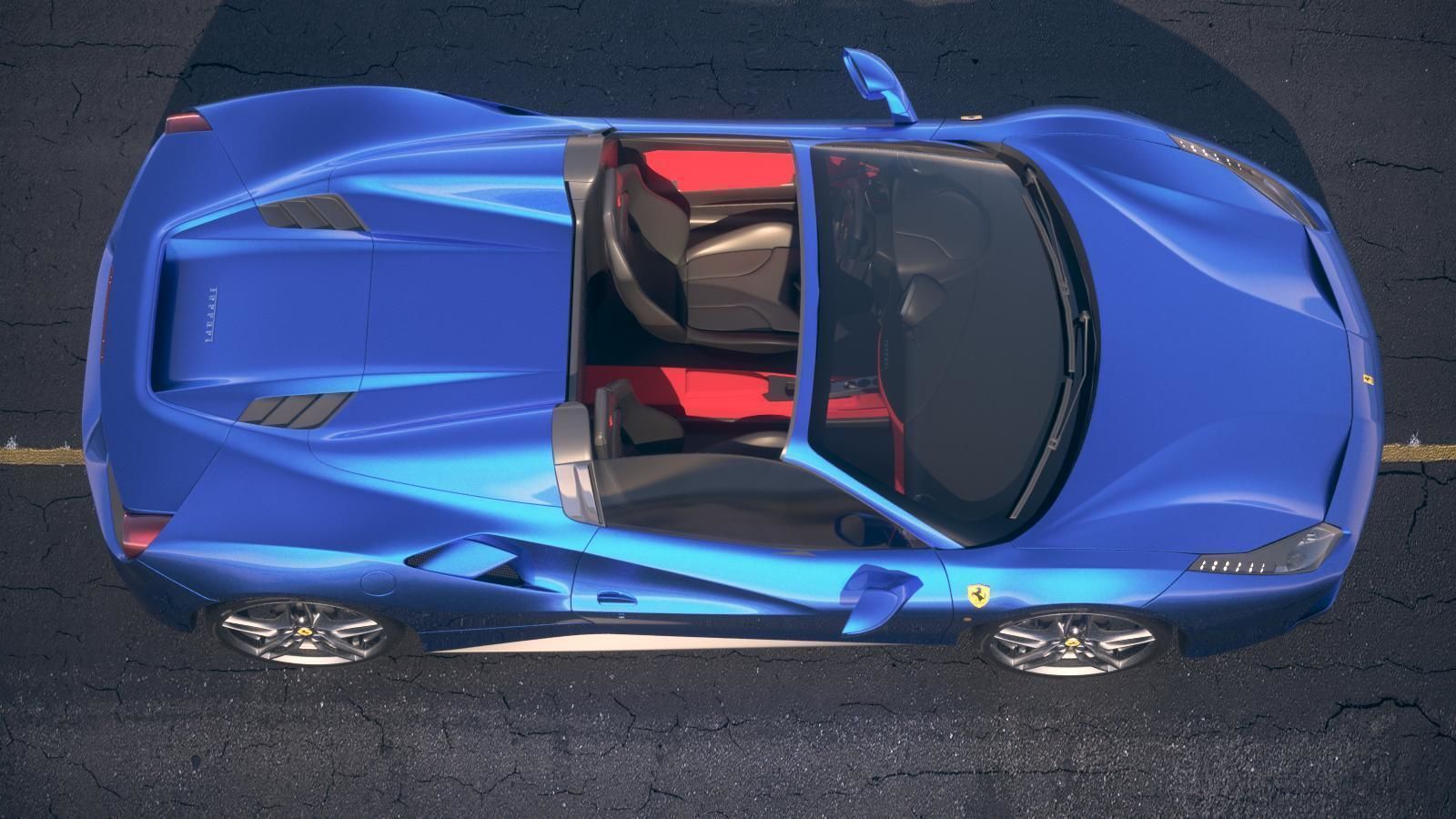 Ferrari 488 GTB Spider 2017 3D model_12