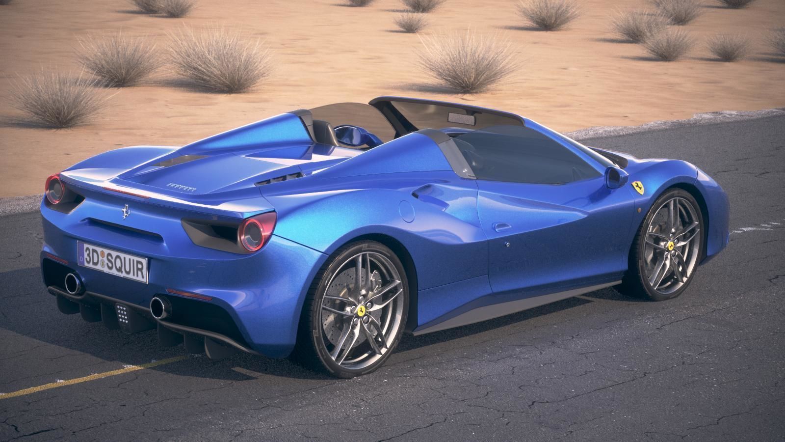 Ferrari 488 GTB Spider 2017 3D model_1