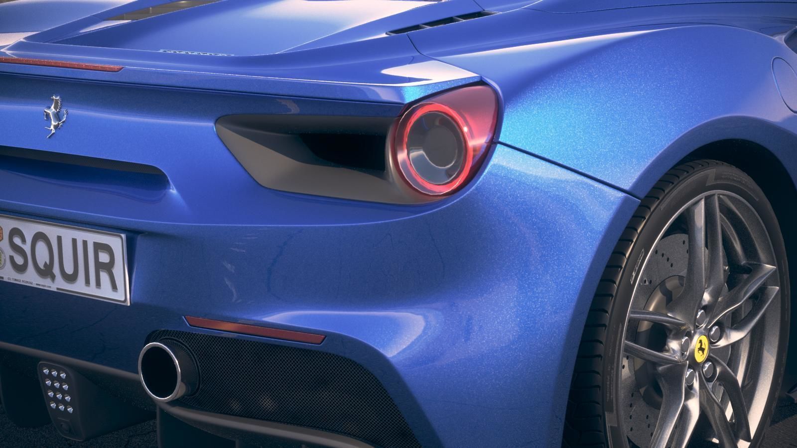 Ferrari 488 GTB Spider 2017 3D model_8