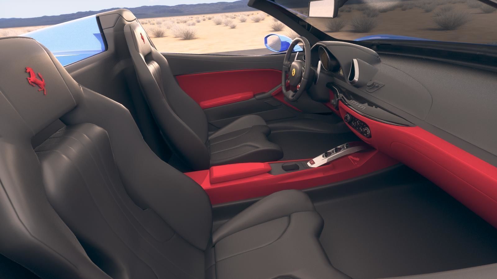 Ferrari 488 GTB Spider 2017 3D model_4