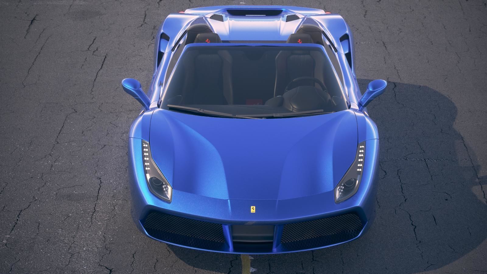 Ferrari 488 GTB Spider 2017 3D model_13