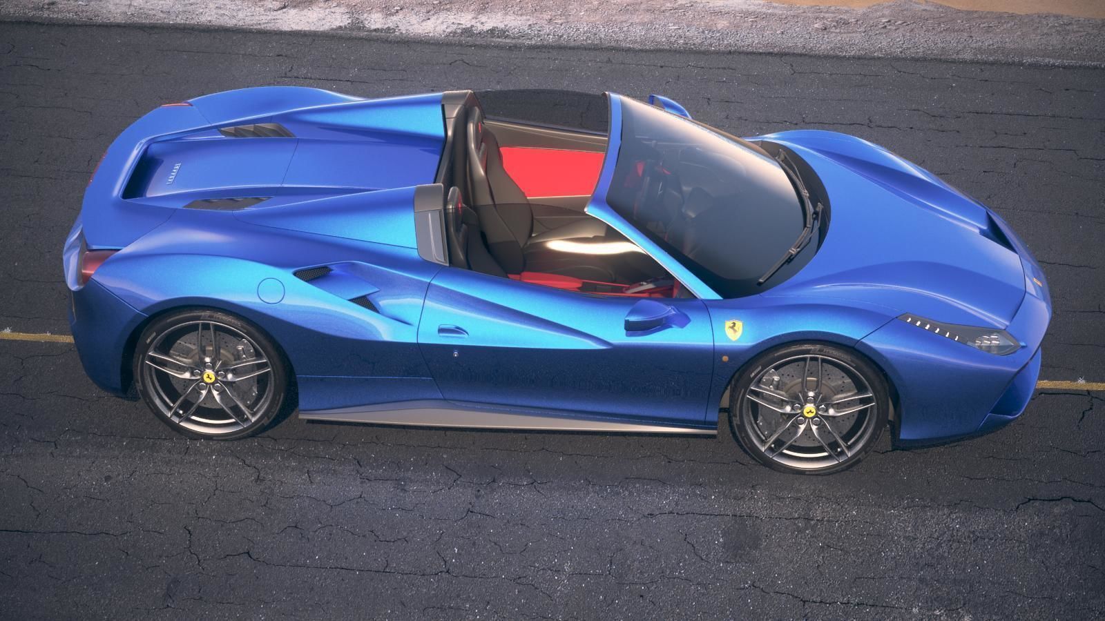 Ferrari 488 GTB Spider 2017 3D model_10