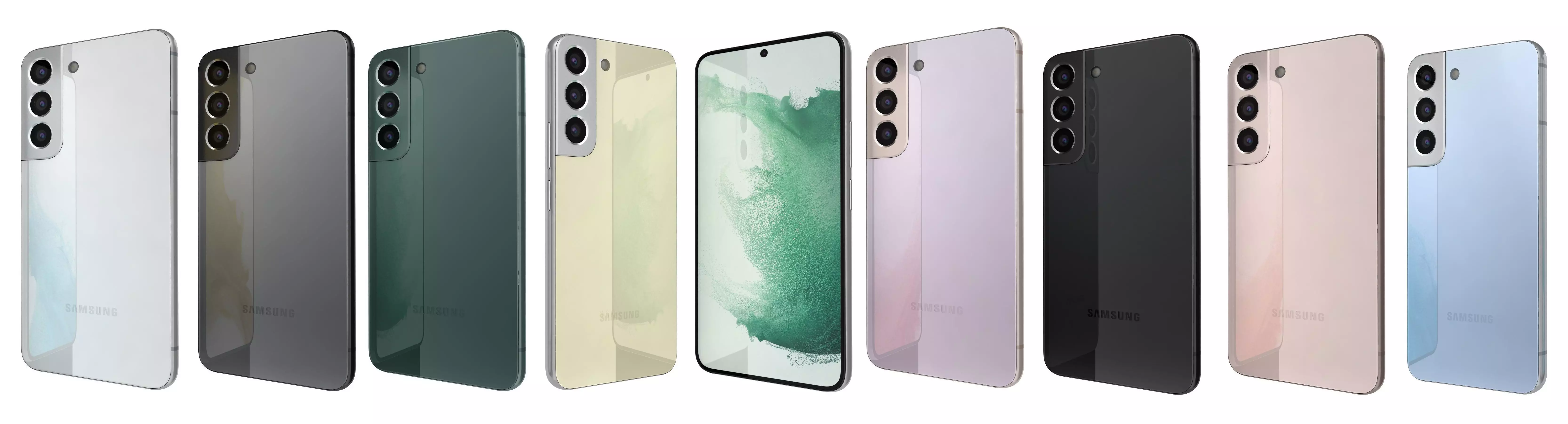 Samsung Galaxy S22 Plus All Colors High Poly 3D model