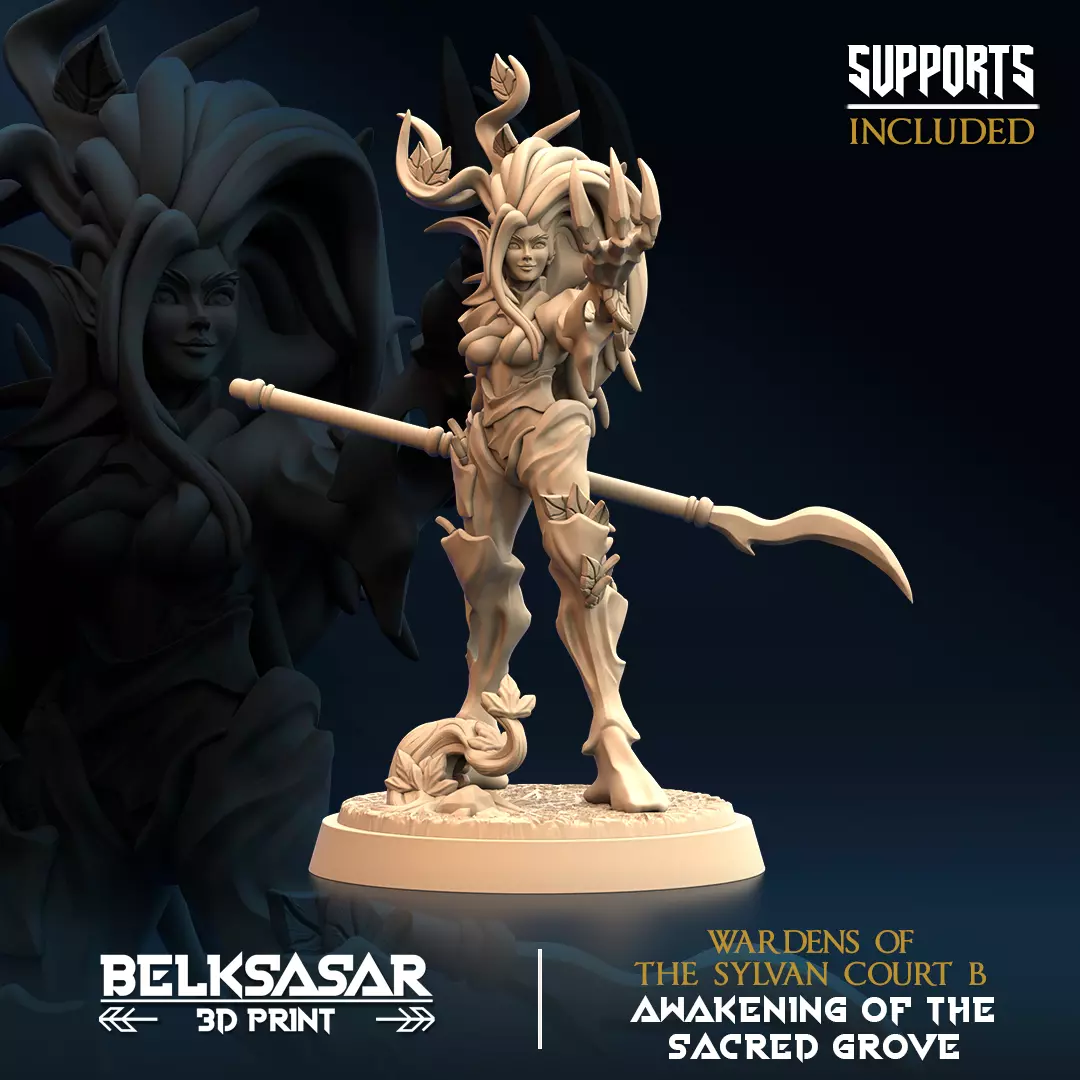 Dryad Wardens of the Sylvan Court B 3D print model
