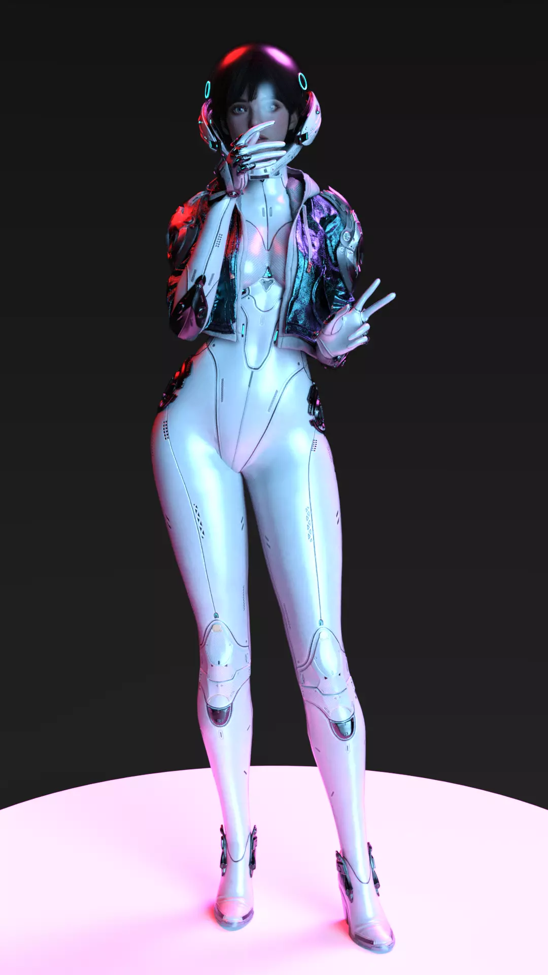 Valby Neon Ghost Agent 3D print model