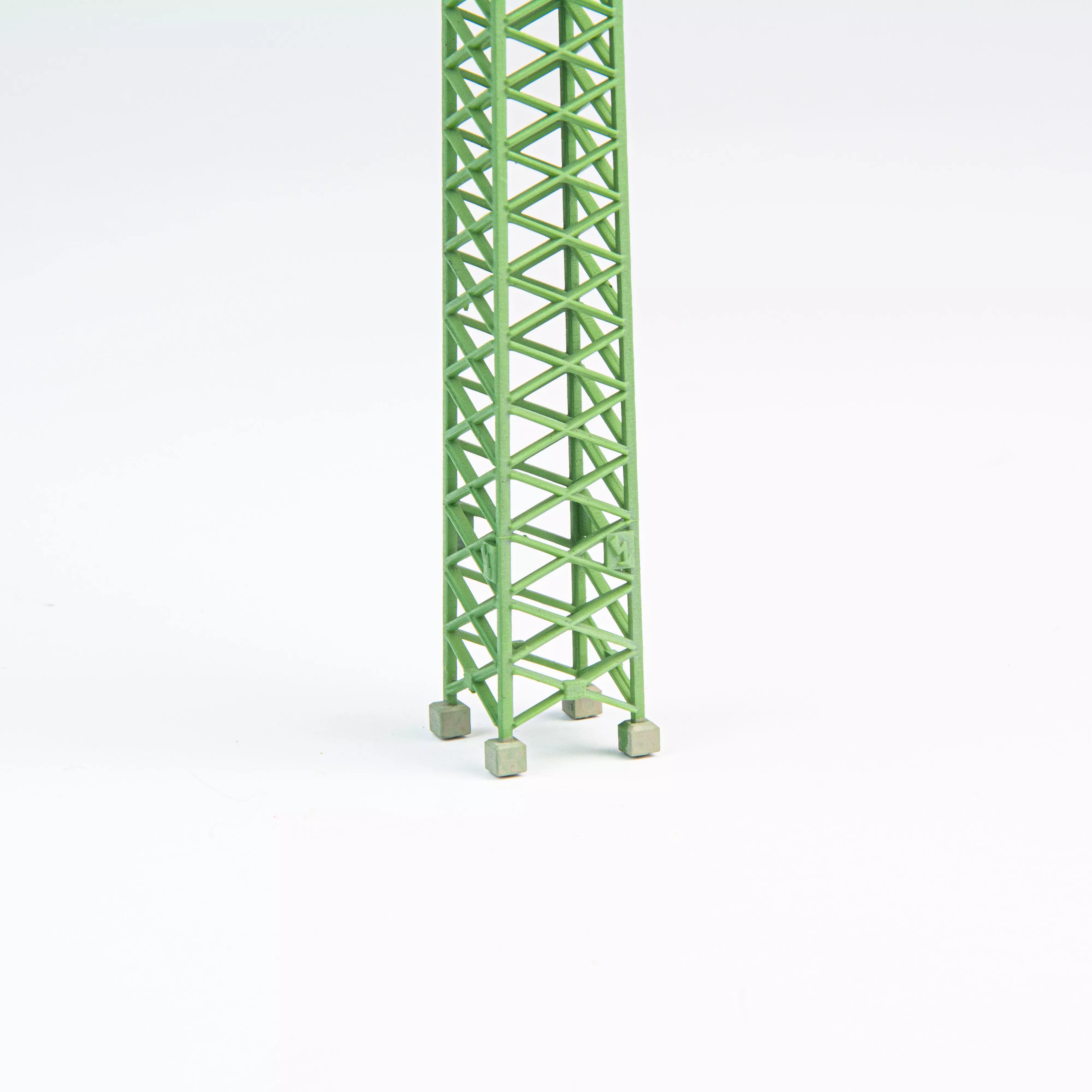 Single phase electric pole low 1-120 resin 3D print model
