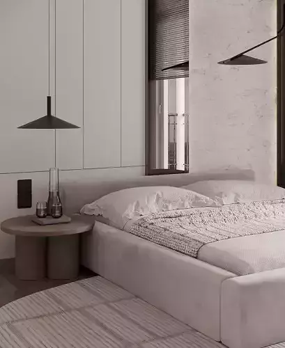 bedroom modern style design 3D model