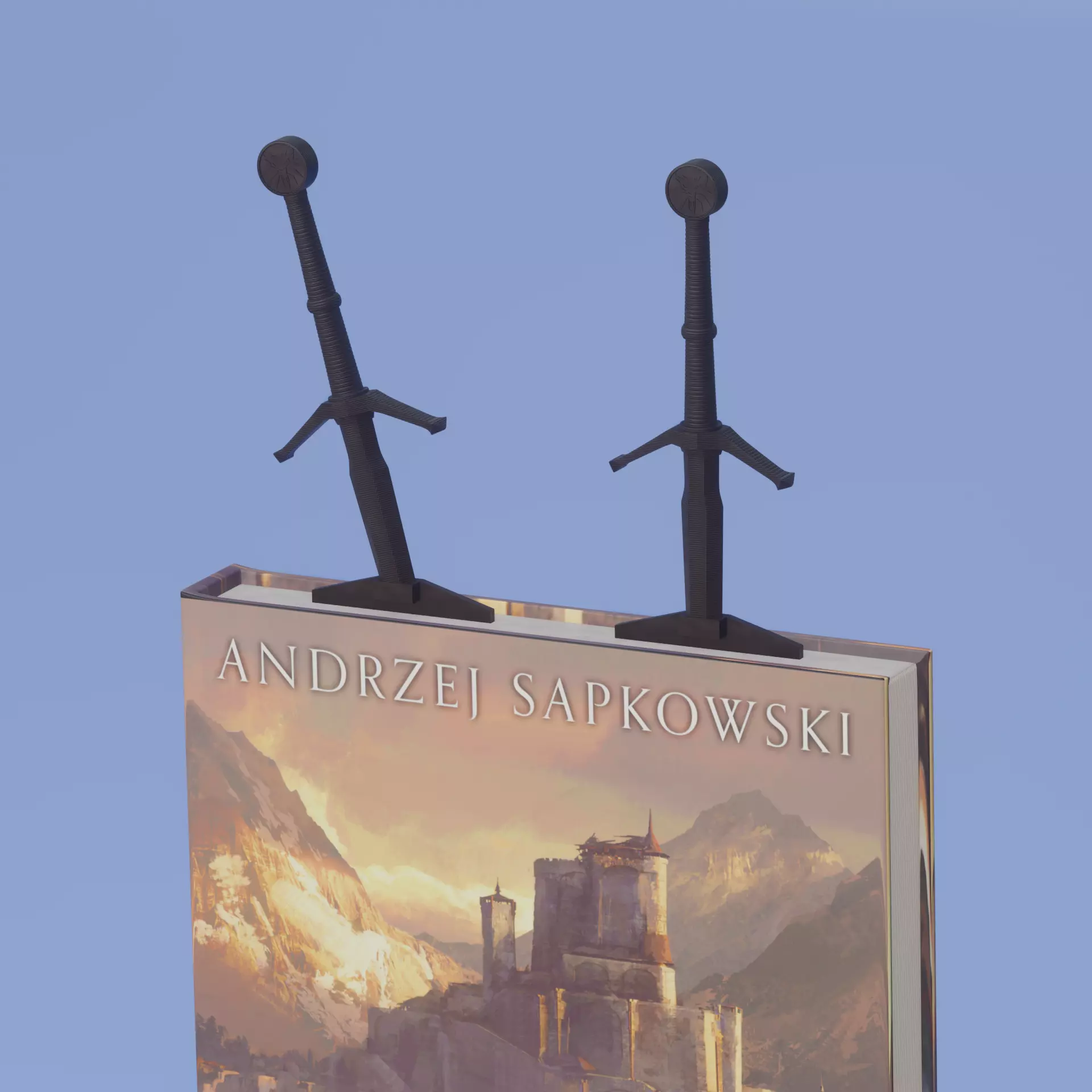 Sword Bookmark The Witcher Bookmark 3D print model
