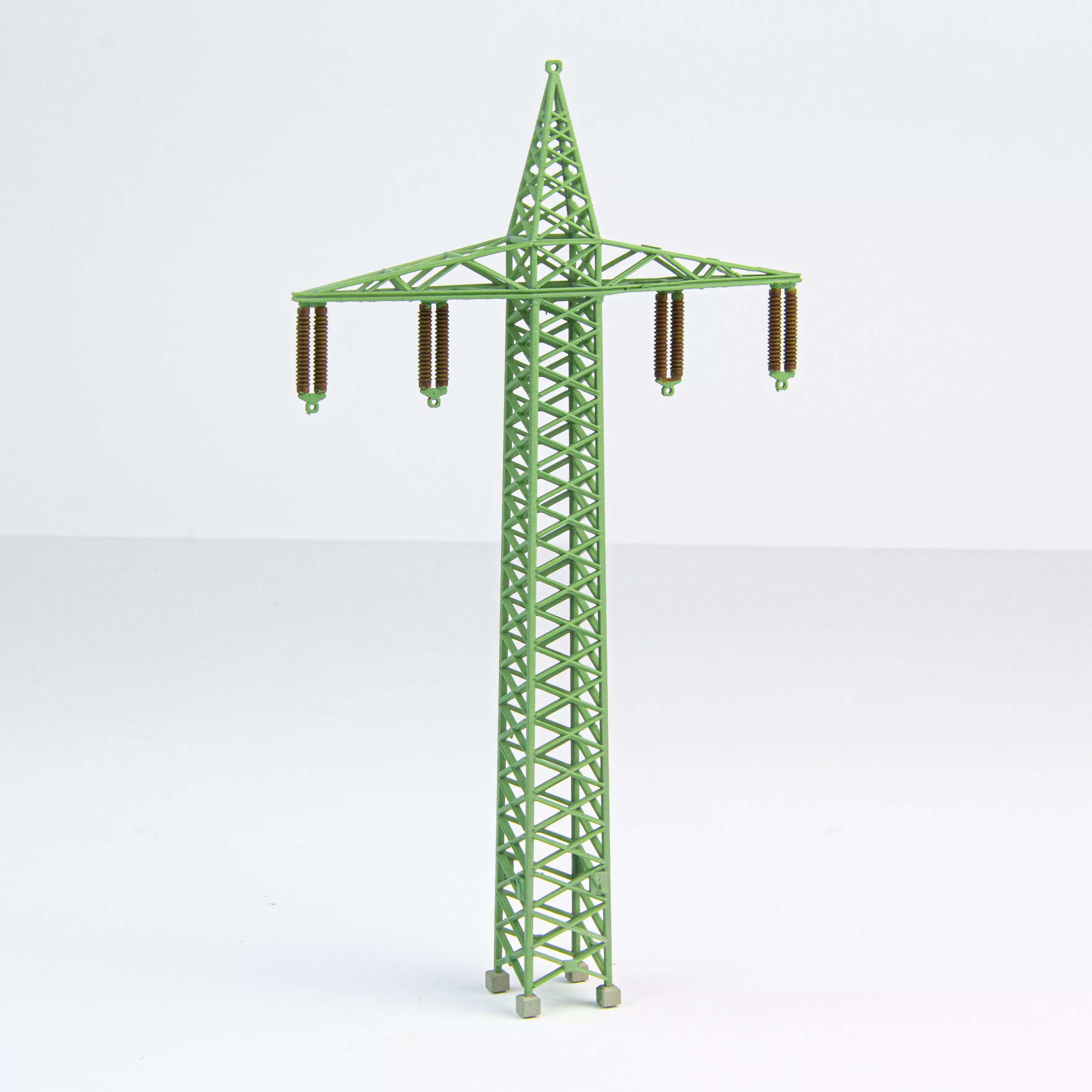 Single phase electric pole low 1-160 resin 3D print model