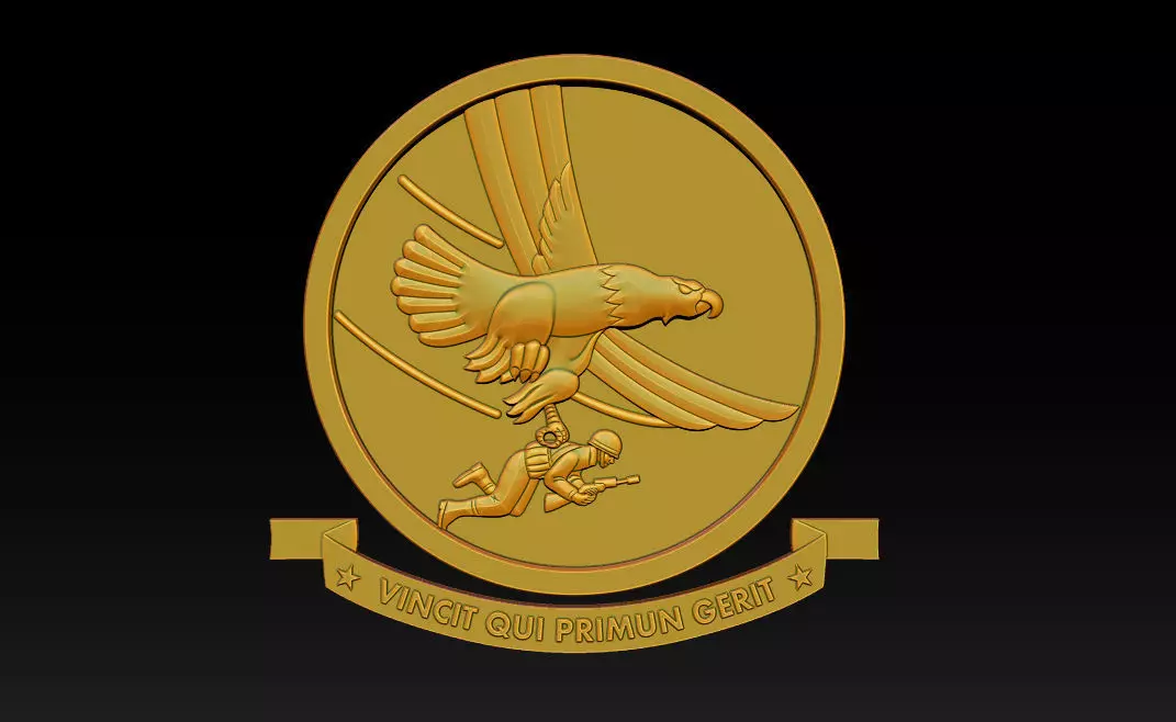 3D STL MODEL FOR CNC COAT OF ARMS 3D print model