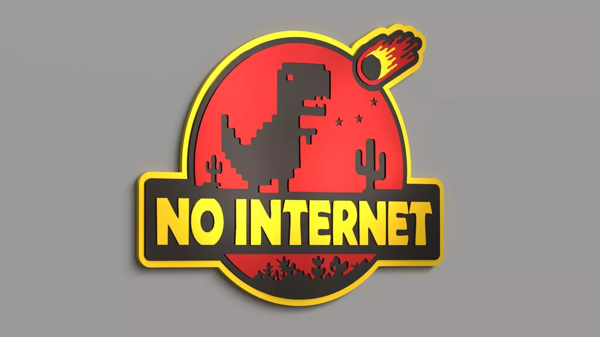 No internet Google Trex 01 3D print model