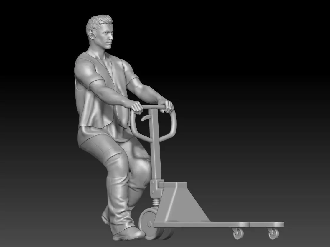 warehouse man 4 3D print model