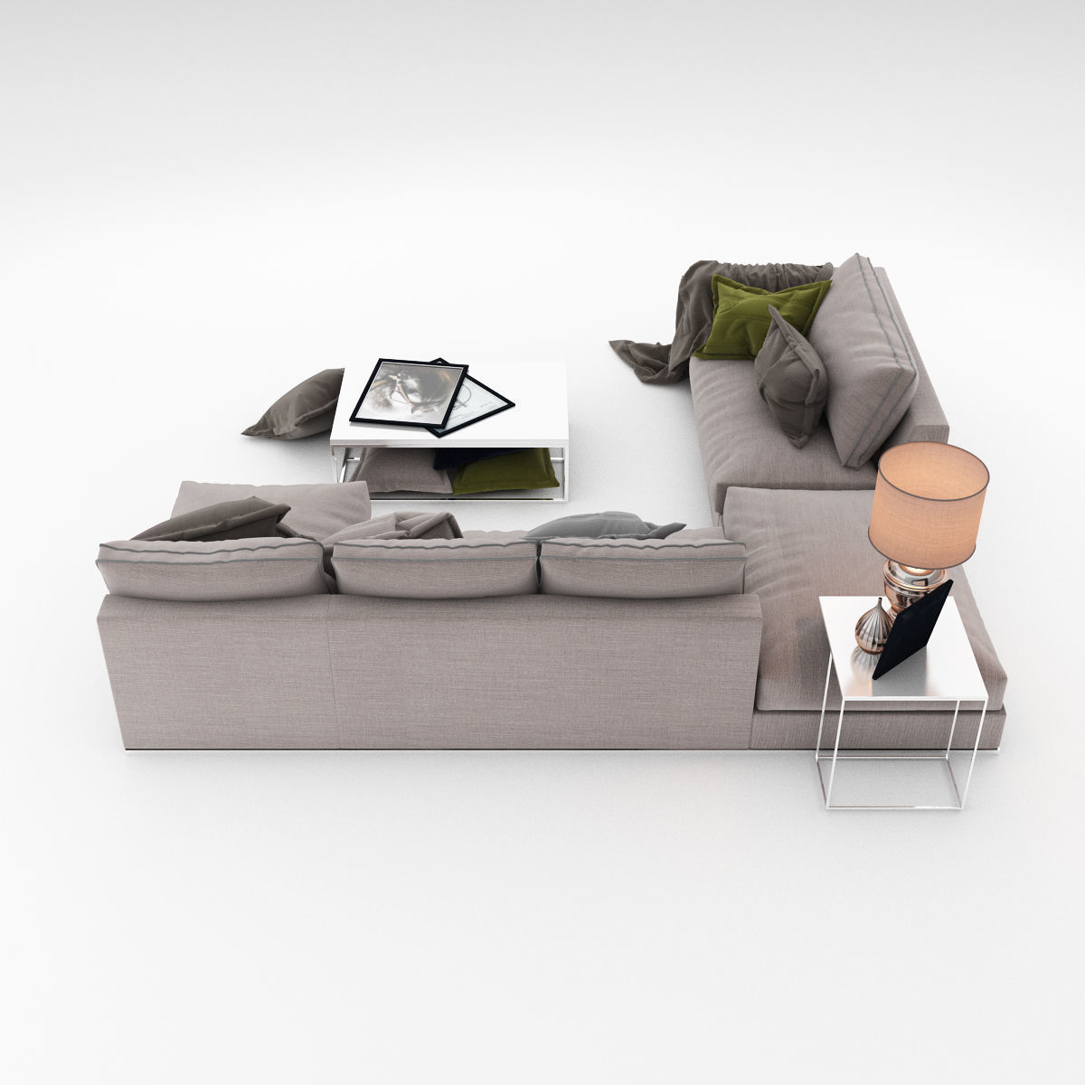 Sofa collection 09 3D model_6
