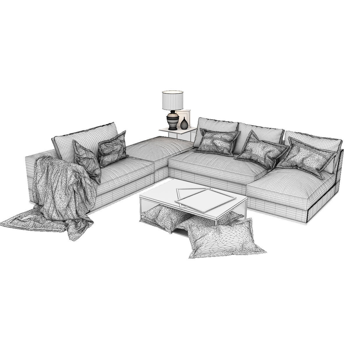 Sofa collection 09 3D model_14