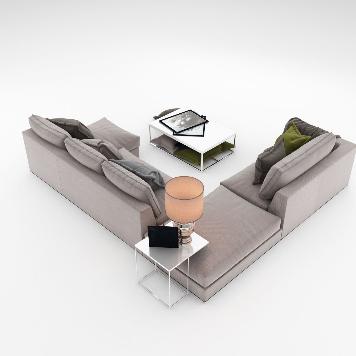 Sofa collection 09 3D model_8