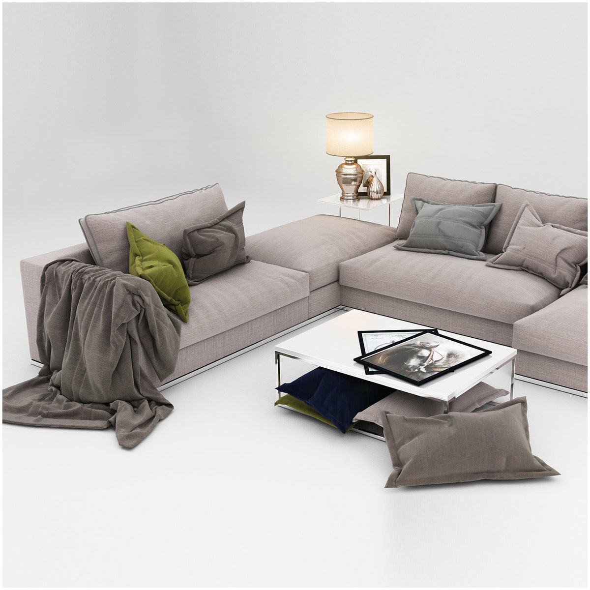 Sofa collection 09 3D model_3