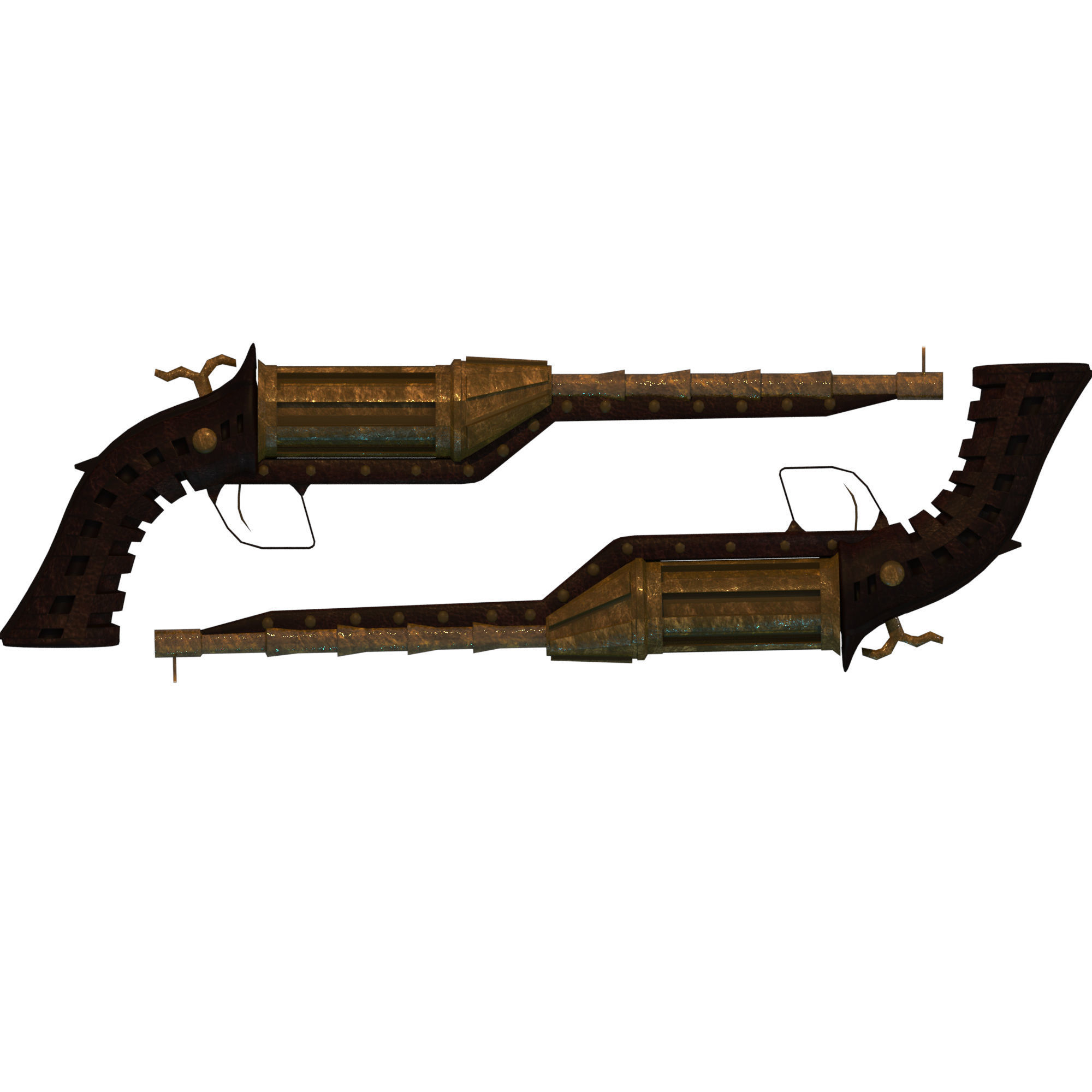 Steampunk Sheriff 3D model_25