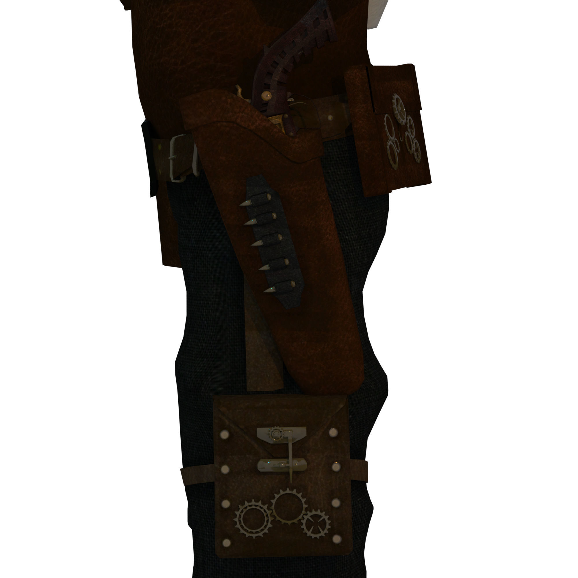 Steampunk Sheriff 3D model_15