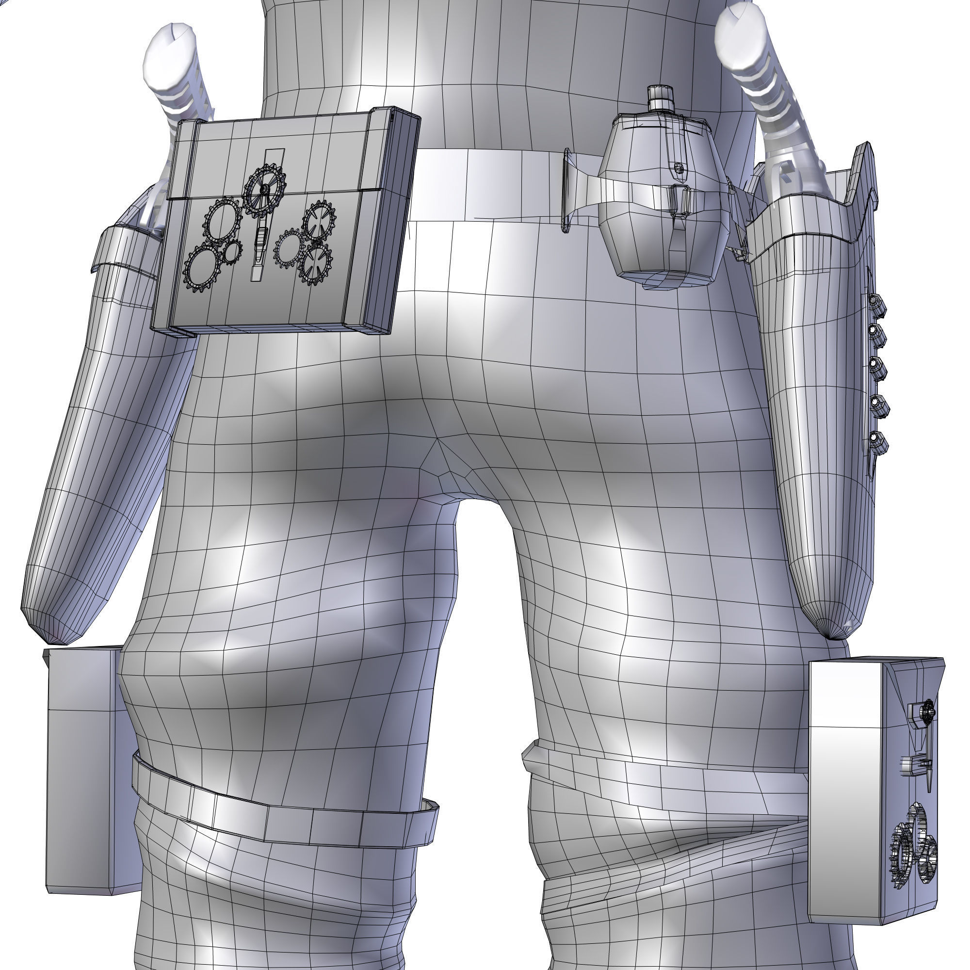 Steampunk Sheriff 3D model_52