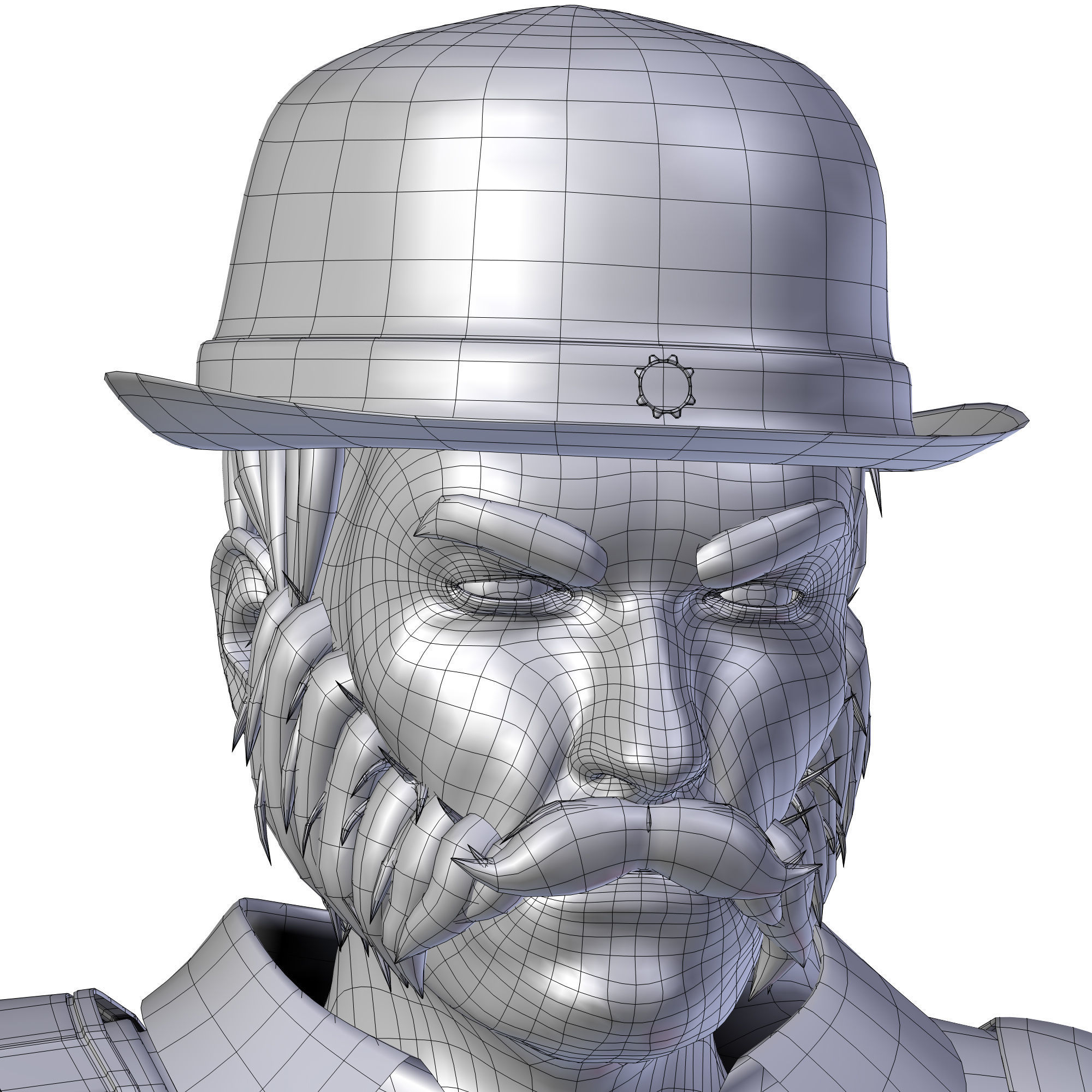 Steampunk Sheriff 3D model_56