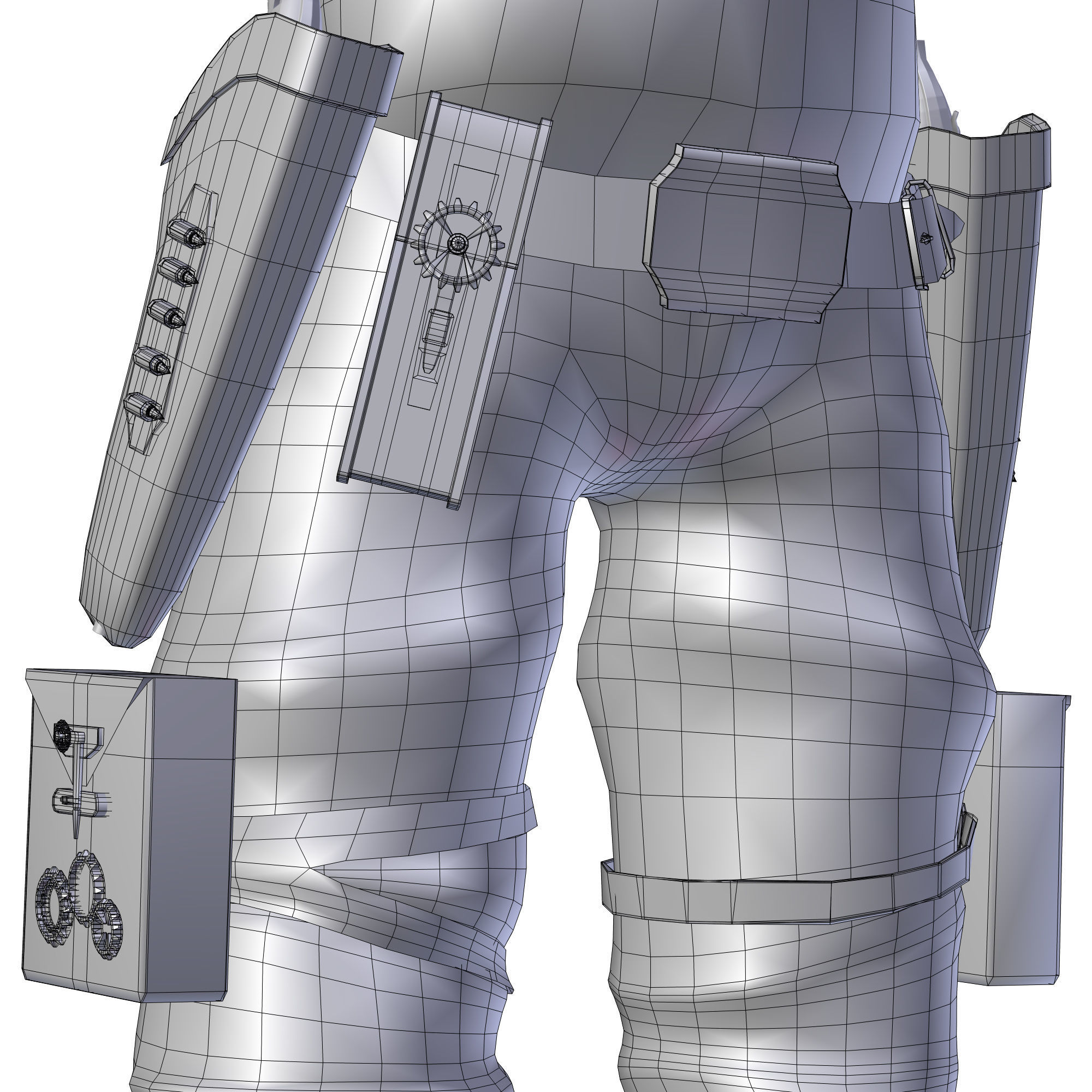 Steampunk Sheriff 3D model_51