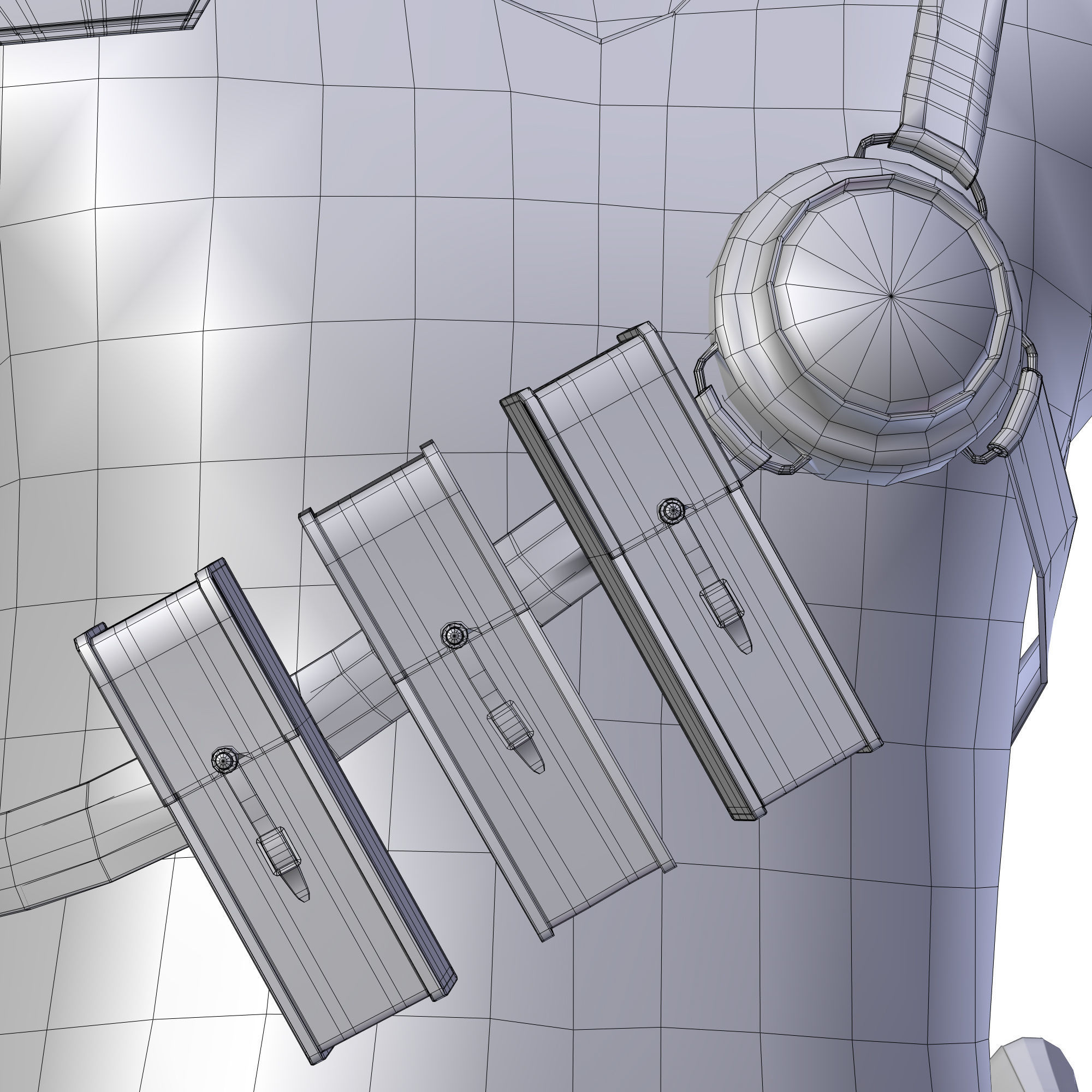 Steampunk Sheriff 3D model_48