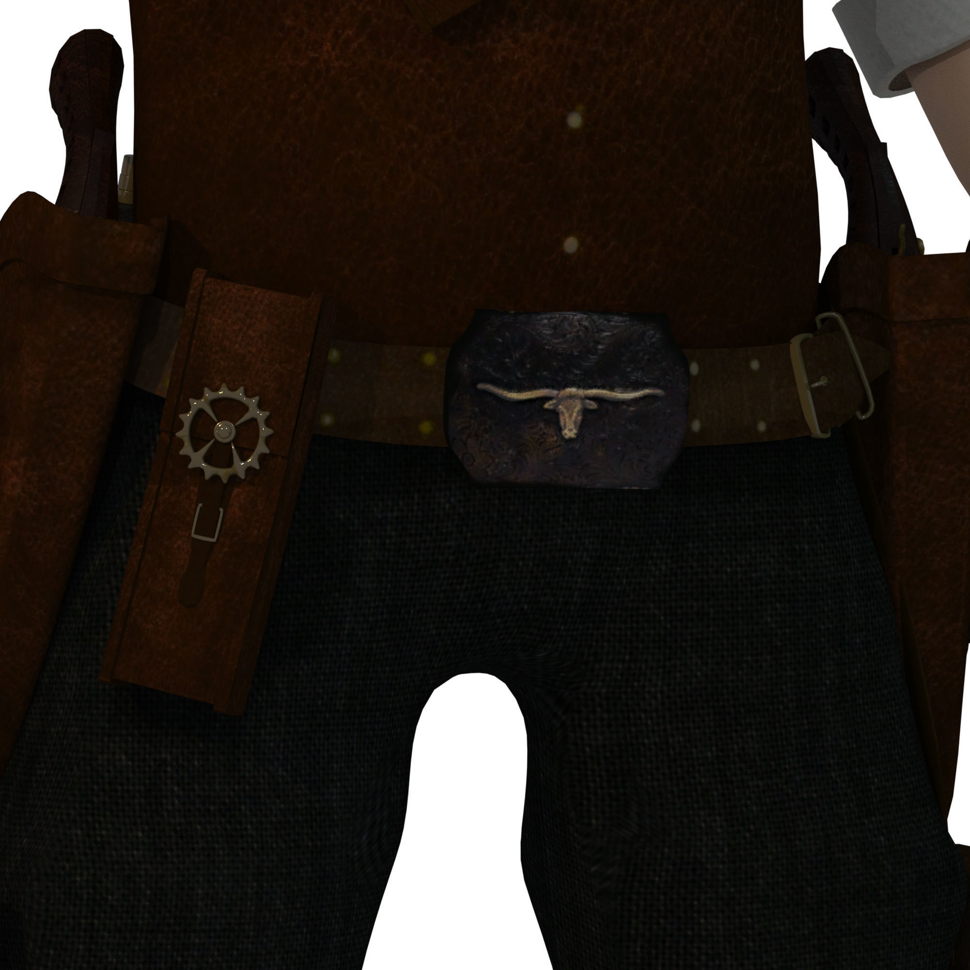Steampunk Sheriff 3D model_16