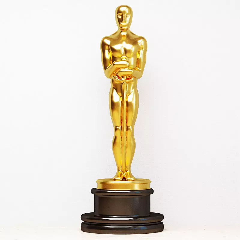 Figurine Oscar 3D model