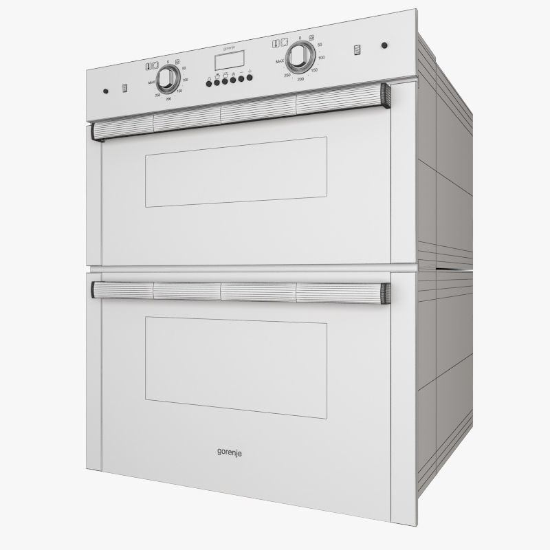 30 Wall Ovens from 11 manufacturers 3D model_39