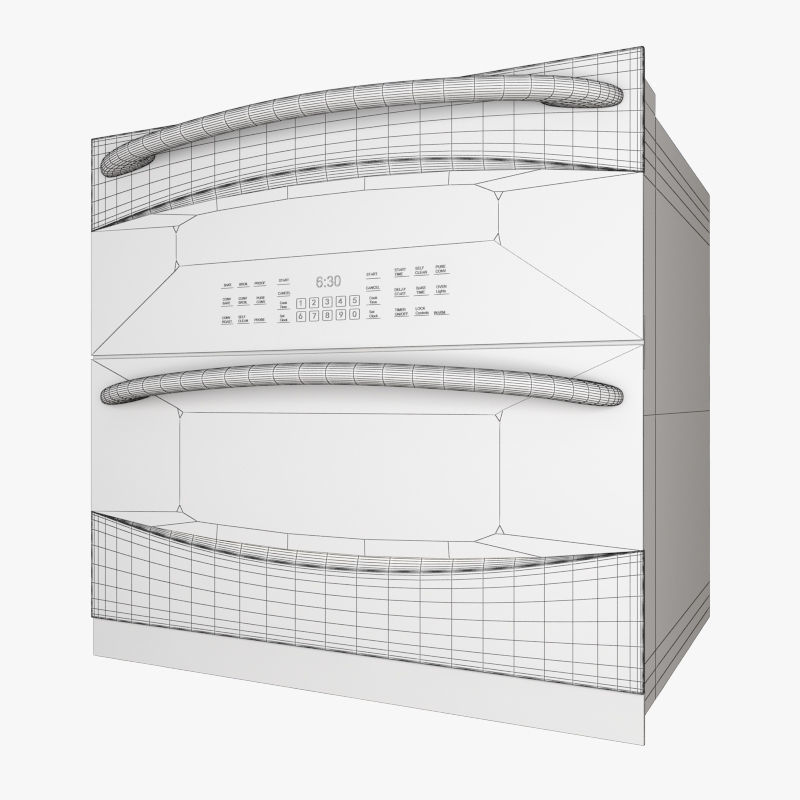30 Wall Ovens from 11 manufacturers 3D model_37