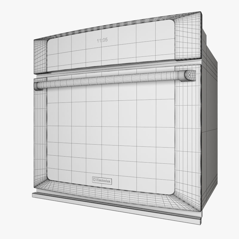 30 Wall Ovens from 11 manufacturers 3D model_25