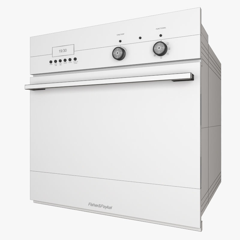 30 Wall Ovens from 11 manufacturers 3D model_31