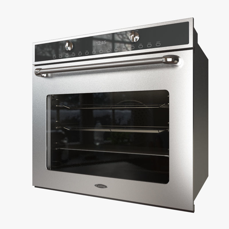30 Wall Ovens from 11 manufacturers 3D model_12