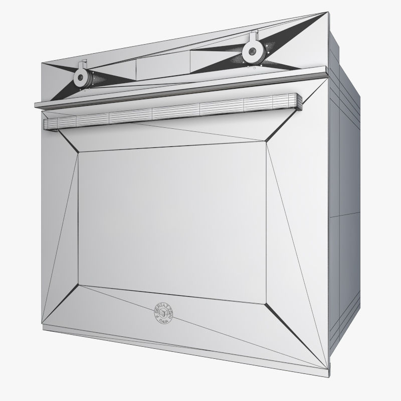 30 Wall Ovens from 11 manufacturers 3D model_4
