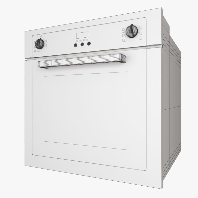 30 Wall Ovens from 11 manufacturers 3D model_27