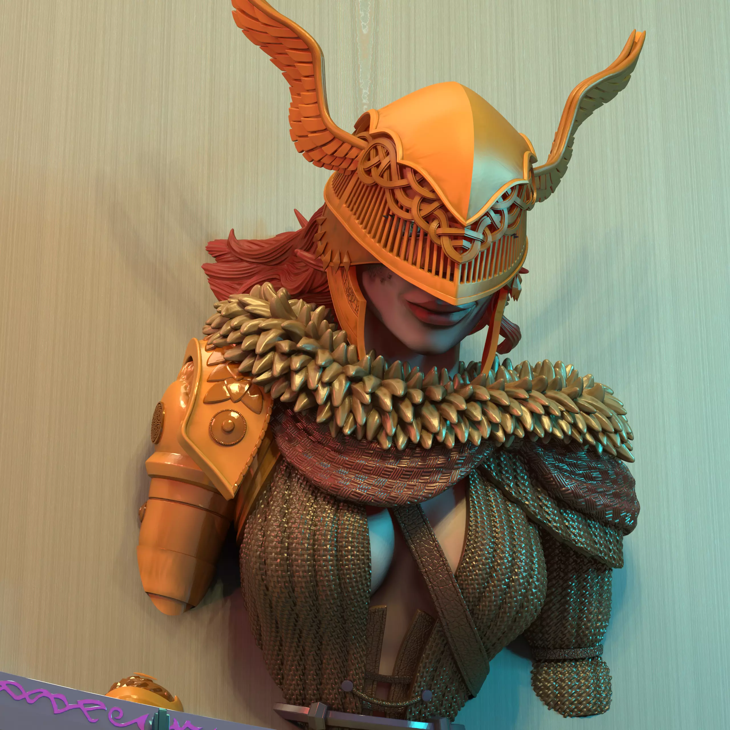 BUST - Malenia Blade of Miquella - Elden Ring- Wall Art 3D print model