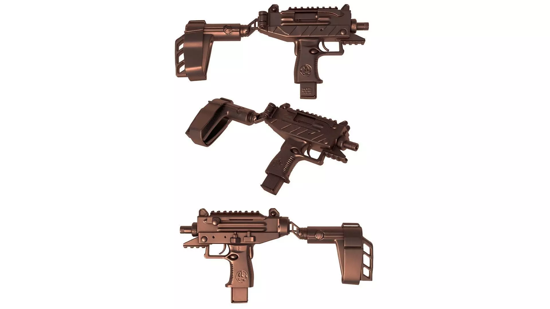 IWI UZI Pro 3D print model