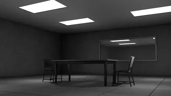 Interrogation Room 3D model