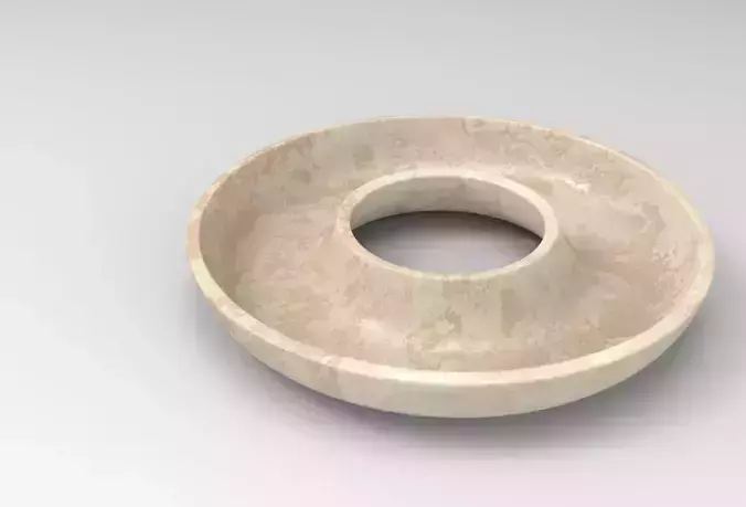 Usey Vase Low-poly 3D model