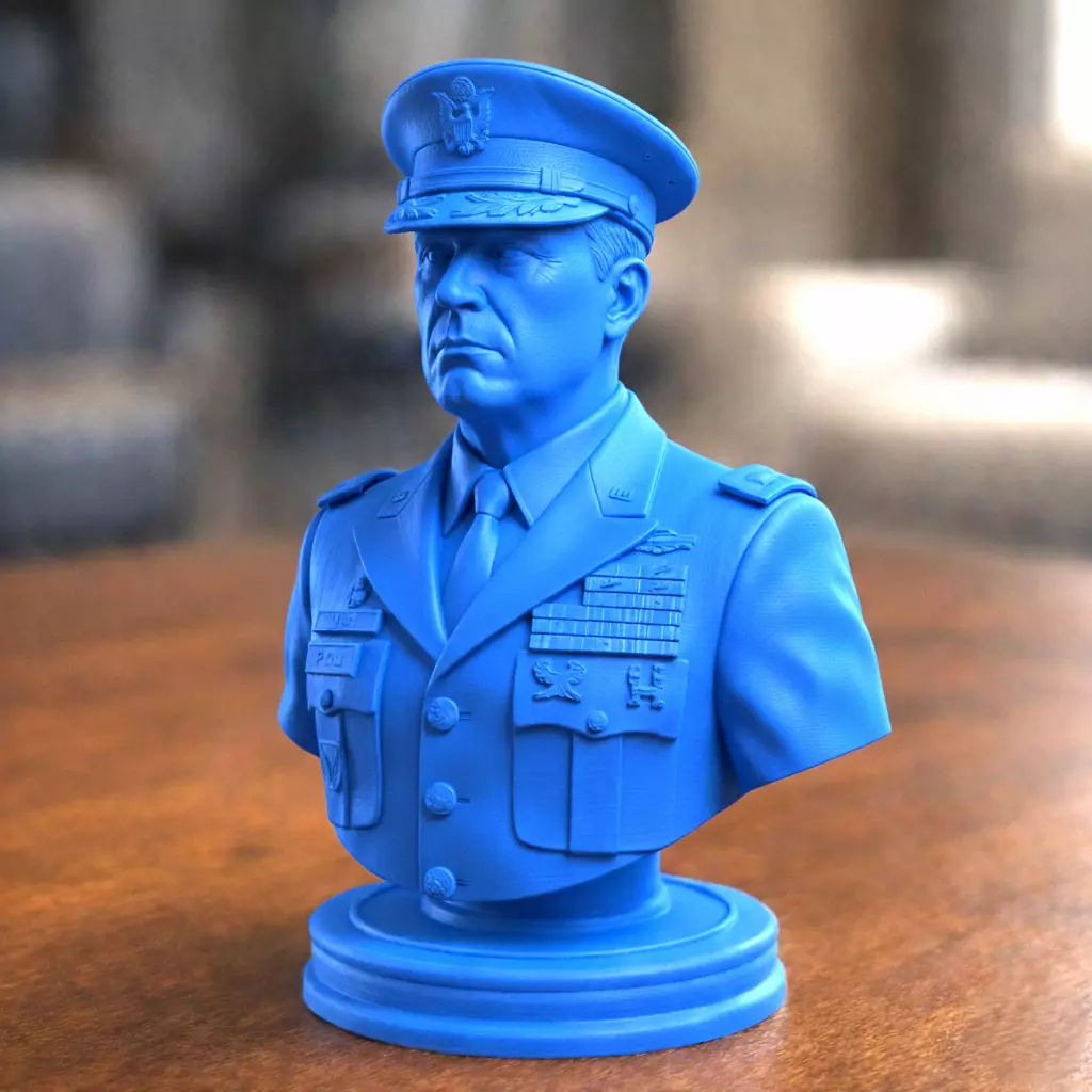 General Randy George chess piece 3D print model
