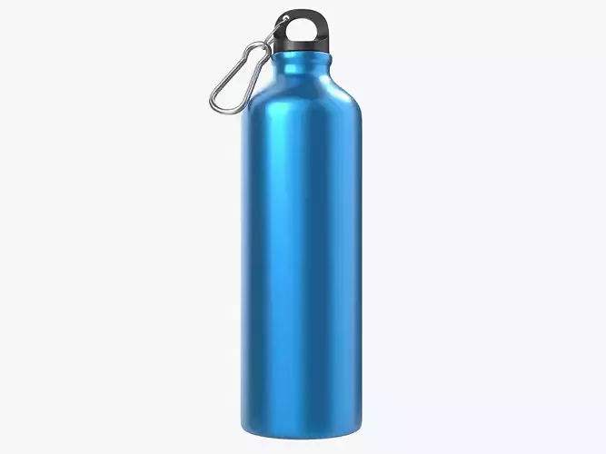 Blue Aluminum Bottle
