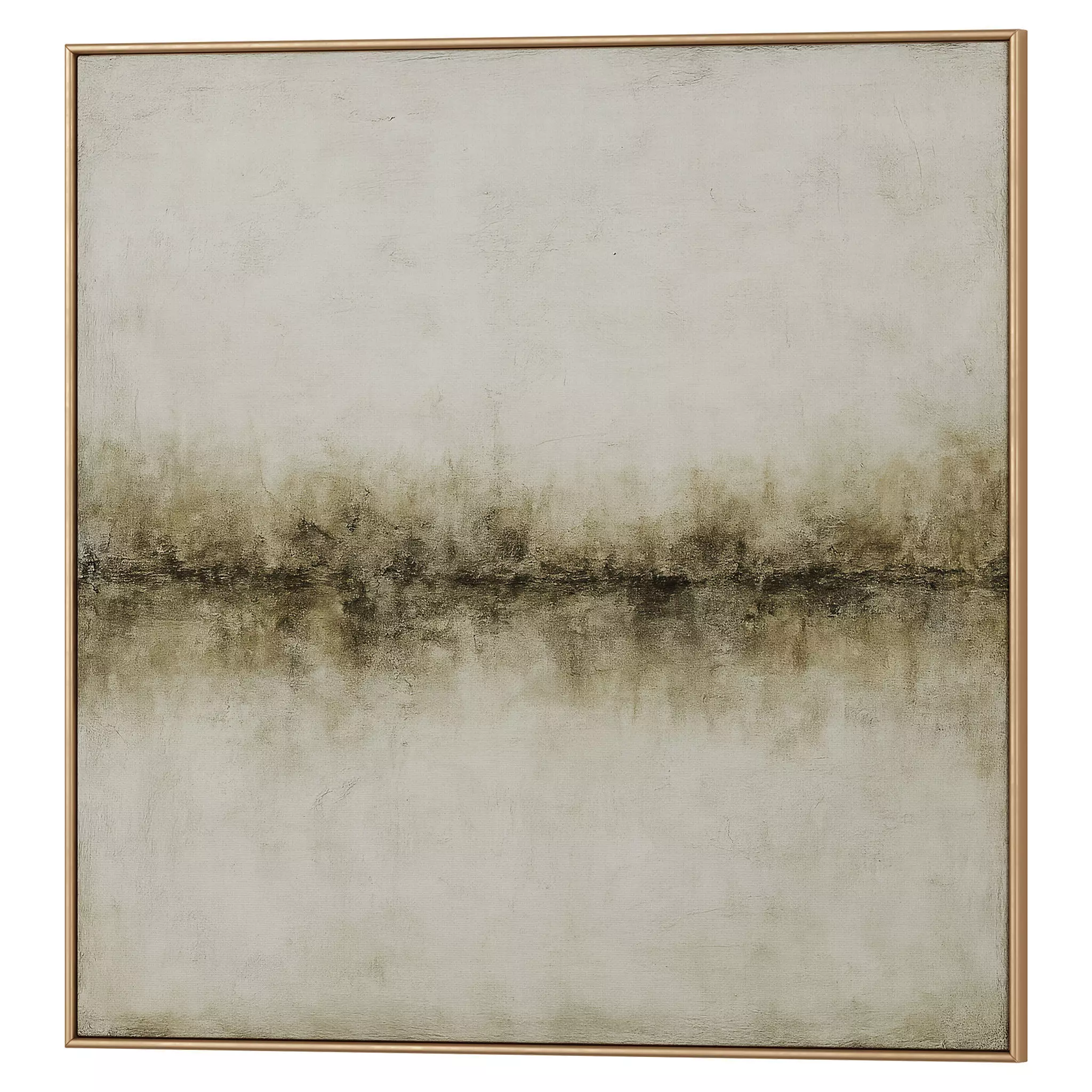 Set of 3 Abstract Paintings in Frames 3D model