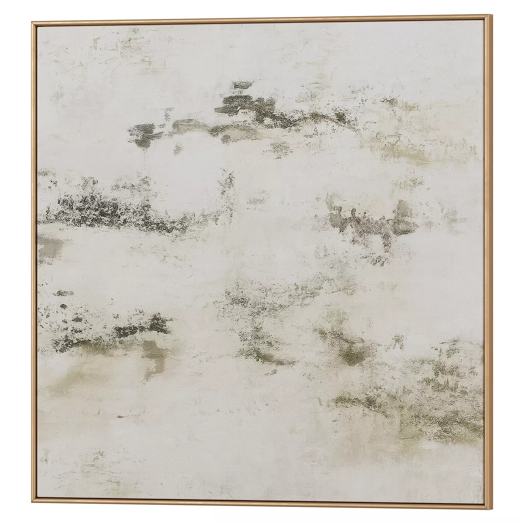Set of 3 Abstract Paintings in Frames 3D model
