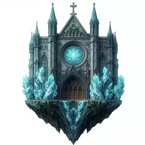 Celestial Crystal Cathedral 3D Model