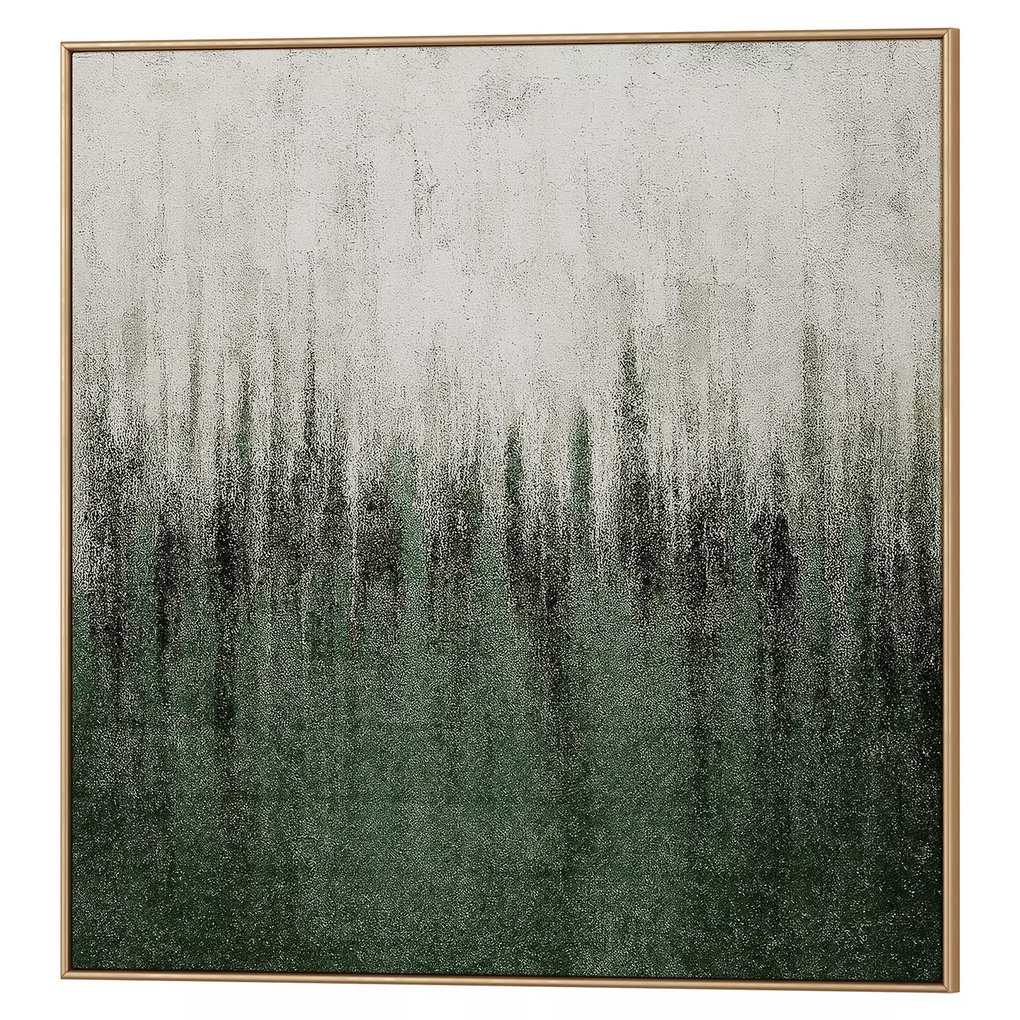 Set of 3 Abstract Paintings in Frames 3D model