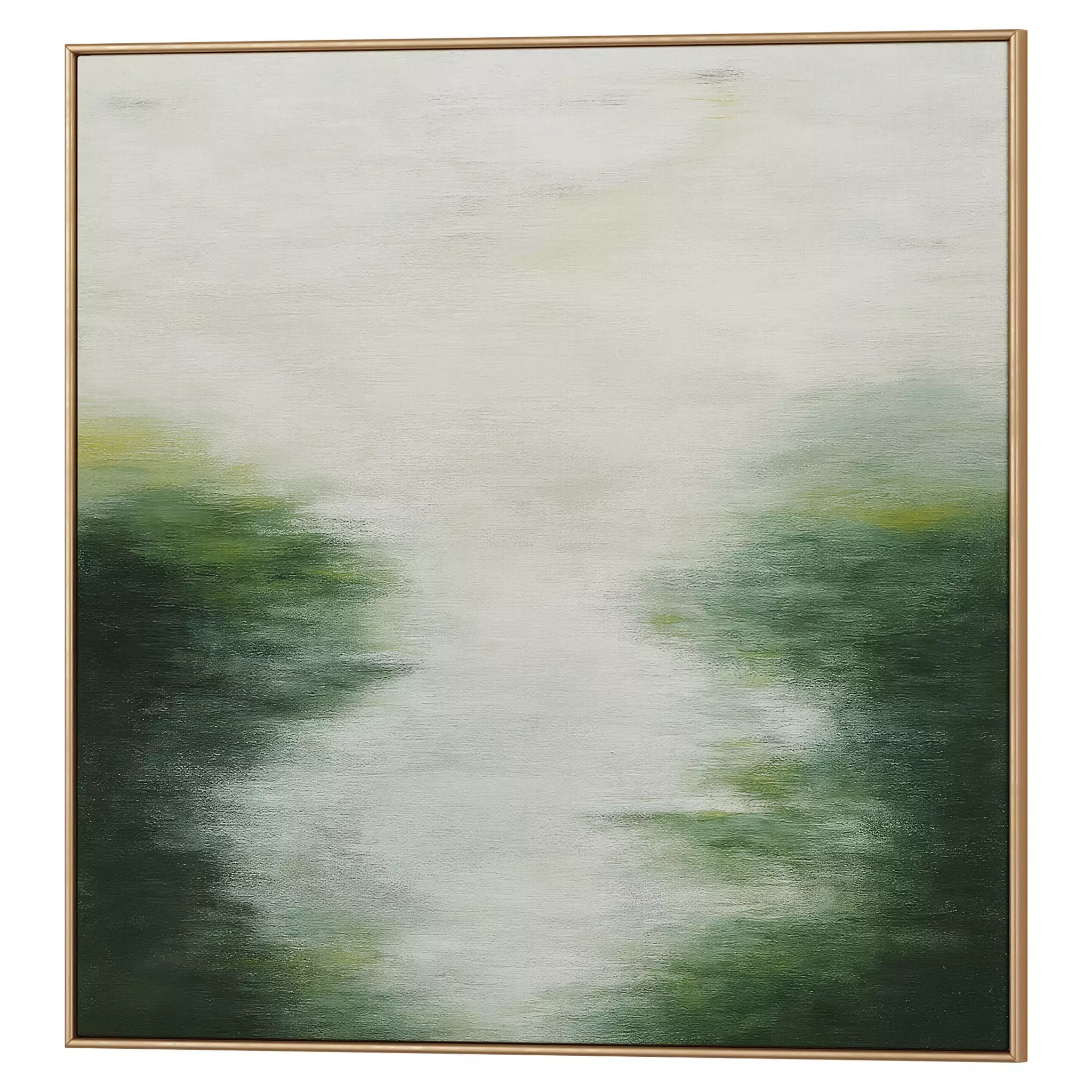 Set of 3 Abstract Paintings in Frames 3D model