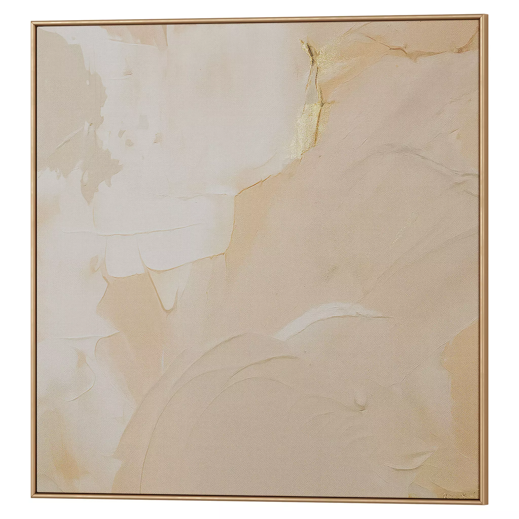 Set of 3 Abstract Paintings in Frames 3D model