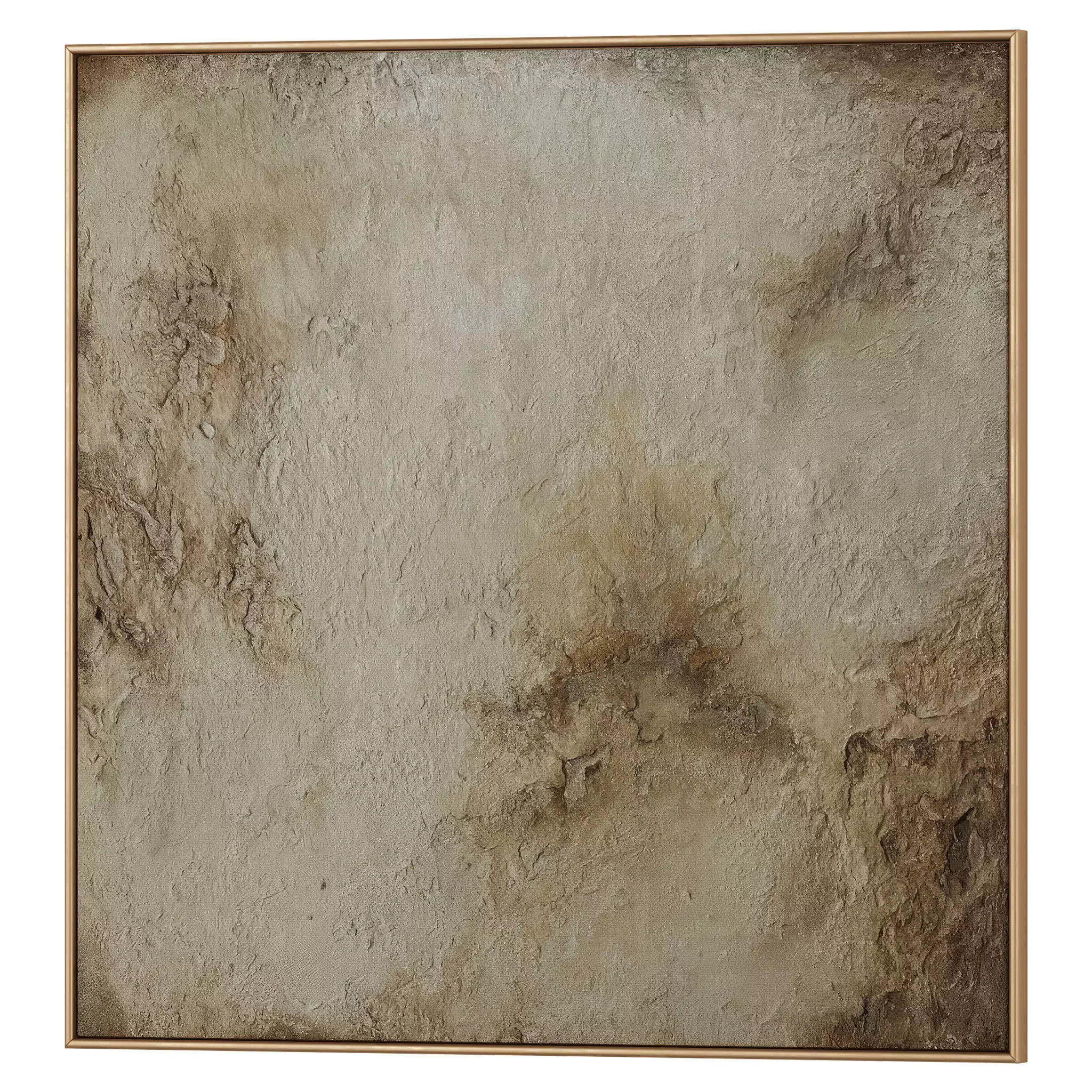 Set of 3 Abstract Paintings in Frames 3D model